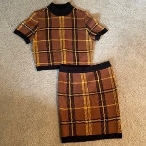 Brown Clueless Two Piece